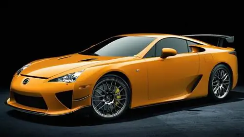 Выпуск Lexus LFA на Нюрбургринге