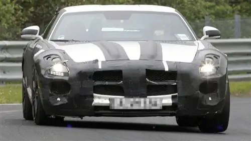 Mercedes SLS AMG Крыло чайки