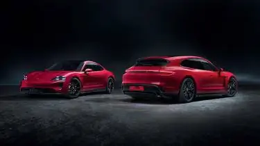 Porsche Taycan GTS - близнец