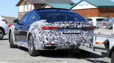 Audi A5 Sportback шпион - сзади Audi A5 Sportback шпион - сзади