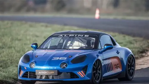 Новый кубок Alpine A110 Cup для гоночной серии one-make