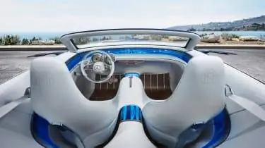 Vision Mercedes-Maybach 6 Cabriolet - интерьер