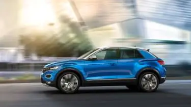 VW T-Roc - Синий профиль