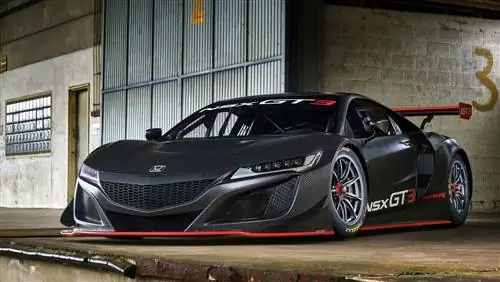 Honda анонсировала новый гоночный автомобиль GT3 NSX