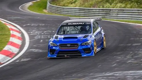 Subaru побила рекорд седана Нюрбургринга на сильно модифицированном WRX STI