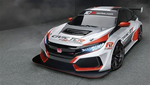 Представлена новая Honda Civic Type R в гоночной комплектации TCR