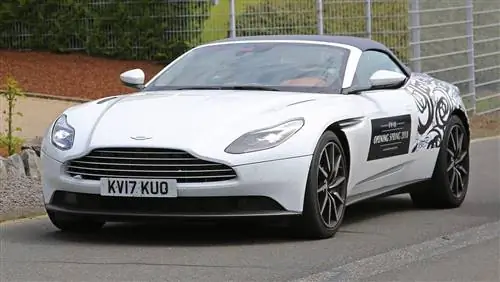 Aston Martin DB11 Volante шпионили за «Кольцом»