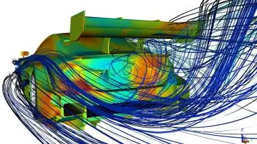 2017 BMW M4 DTM - аэродинамическое моделирование CFD