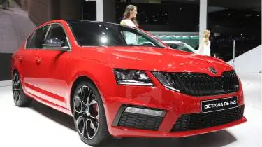 Skoda Octavia vRS 245 - Женева спереди три четверти