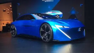 Peugeot Instinct Concept Geneva спереди три четверти