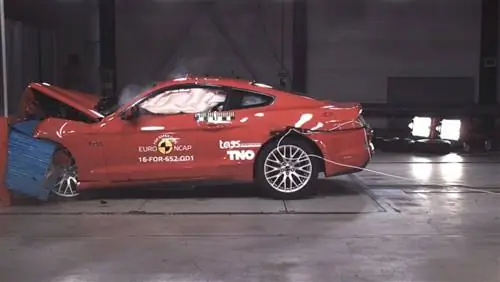 Ford Mustang врезался в стену с 2-звездочной оценкой Euro NCAP