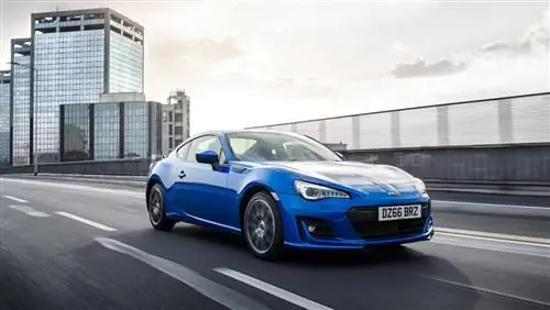 Subaru BRZ получает тонкие настройки для обновления 2017 года