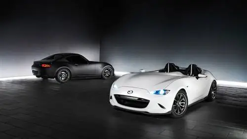 Дебют Mazda MX-5 Speedster Evolution и RF Kuro на выставке SEMA