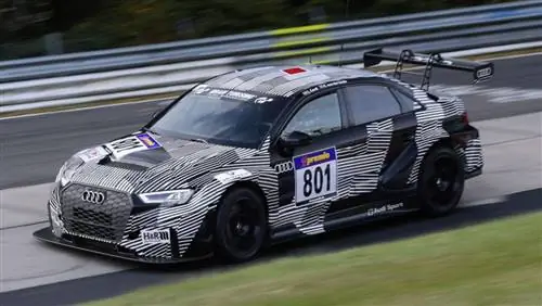 Audi RS3 LMS уверенно стартует с победой в классе VLN