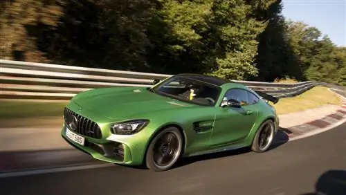 Пассажирская поездка на Mercedes-AMG GT R - круг Нюрбургринга в новом конкуренте GT3 RS