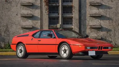 Потрясающий BMW M1 выставлен на аукцион в Монтерее