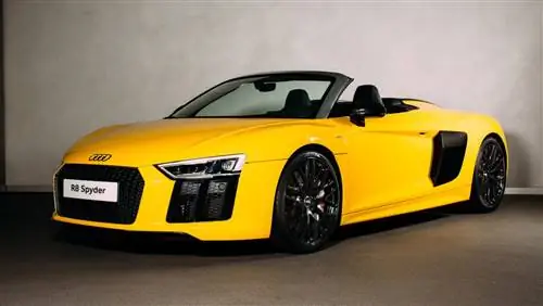 Поступила в продажу Audi R8 Spyder - быстрее, жестче и с двигателем V10 мощностью 532 л.с