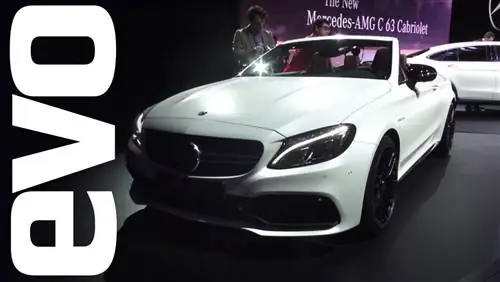 Предварительный просмотр кабриолета Mercedes-AMG C63 - дебют V8 в Нью-Йорке