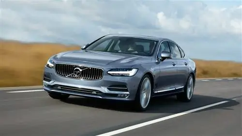 Volvo S90 2016 выходит из укрытия перед дебютом в Детройте