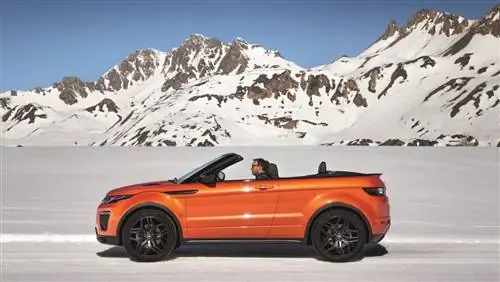 Кроссовер и кабриолет в новом Range Rover Evoque Convertible