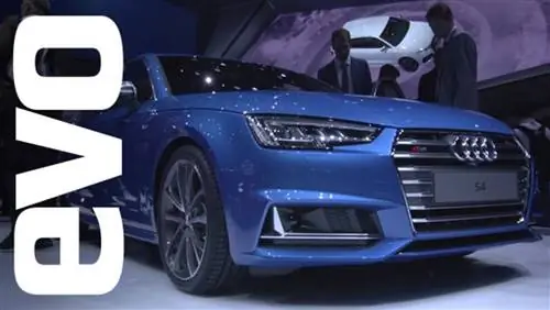 Смотреть - Новый Audi S4 2016 года во Франкфурте: больше мощности, меньше веса