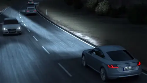 Audi TT LED Matrix Beam продемонстрировали на видео