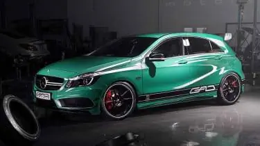 Mercedes A45 AMG тюнингован до 424 л.с. от GAD Motors