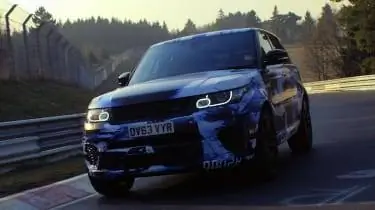 Range Rover Sport SVR Рекорд Нюрбургринга