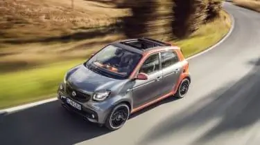 Smart Forfour серый оранжевый