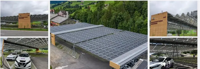 Солнечная крыша, которая вылезает наружу, только когда светит солнце