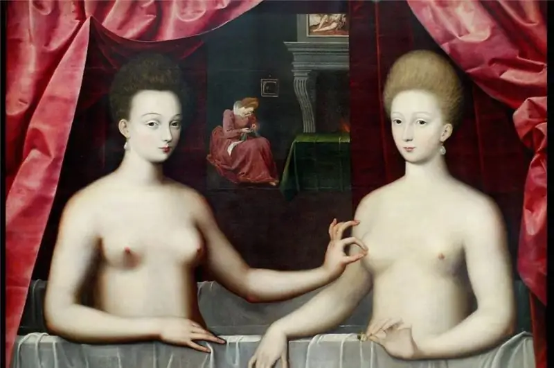 Габриэль Д'Эстре и одна из ее сестер