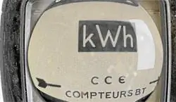 солнечный электрический счетчик