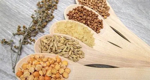 бобовые и крупы