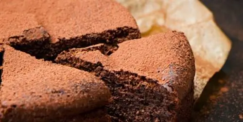 Шоколадный торт без муки