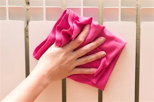 Очистите радиаторы