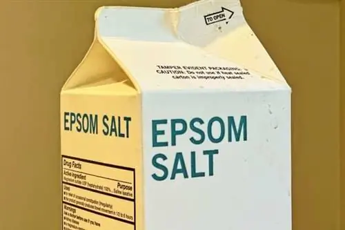 Соль Эпсома, чтобы положить в ванну, чтобы бороться с задержкой воды