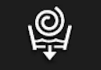 Символ стиральной машины для слива