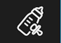 Символ стиральной машины для стирки детской одежды