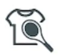 Символ стиральной машины для программы фитнеса и спортивной стирки