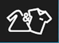 Фляга и футболка как символ стиральной машины для стирки хлопчатобумажной и синтетической одежды