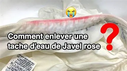 Почему пятно от отбеливателя становится розовым (и как его вывести)?