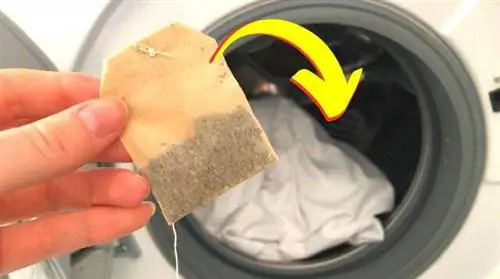Почему вы должны загружать чайные пакетики в стиральную машину?