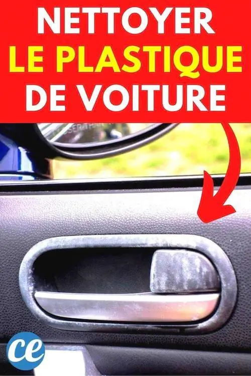 Грязная пластиковая ручка двери автомобиля, которая будет очищена естественным путем