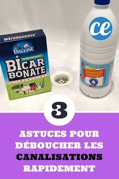 Пищевая сода и белый уксус, чтобы прочистить канализацию