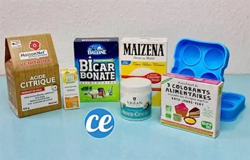 Ингредиенты для изготовления бомбочек для ванны в стиле Lush.