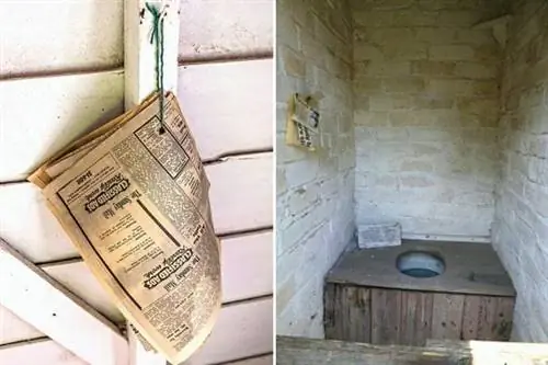 Каталог, доступный в старых туалетах