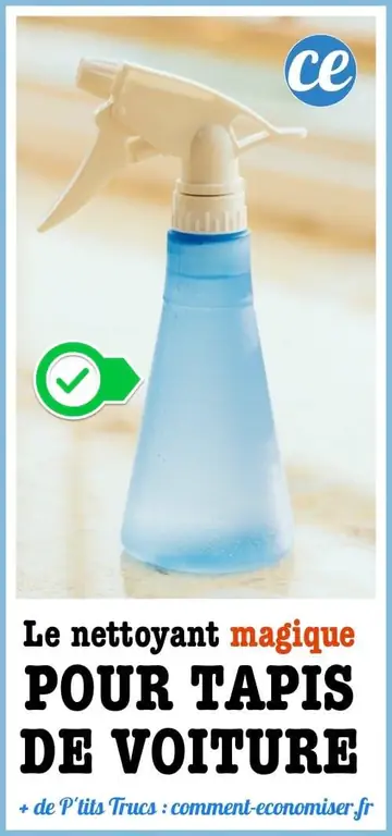 Домашний рецепт пятновыводителя для ткани и ковров.