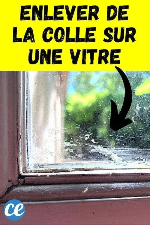 Клей в углу окна, который будет сниматься с наконечниками