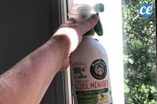 медицинский спирт для удаления клея с окон
