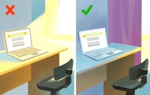 Выставлять экран на солнце - ошибка, сокращающая срок службы вашего компьютера.